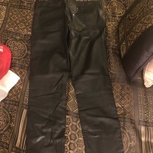 Leather pants